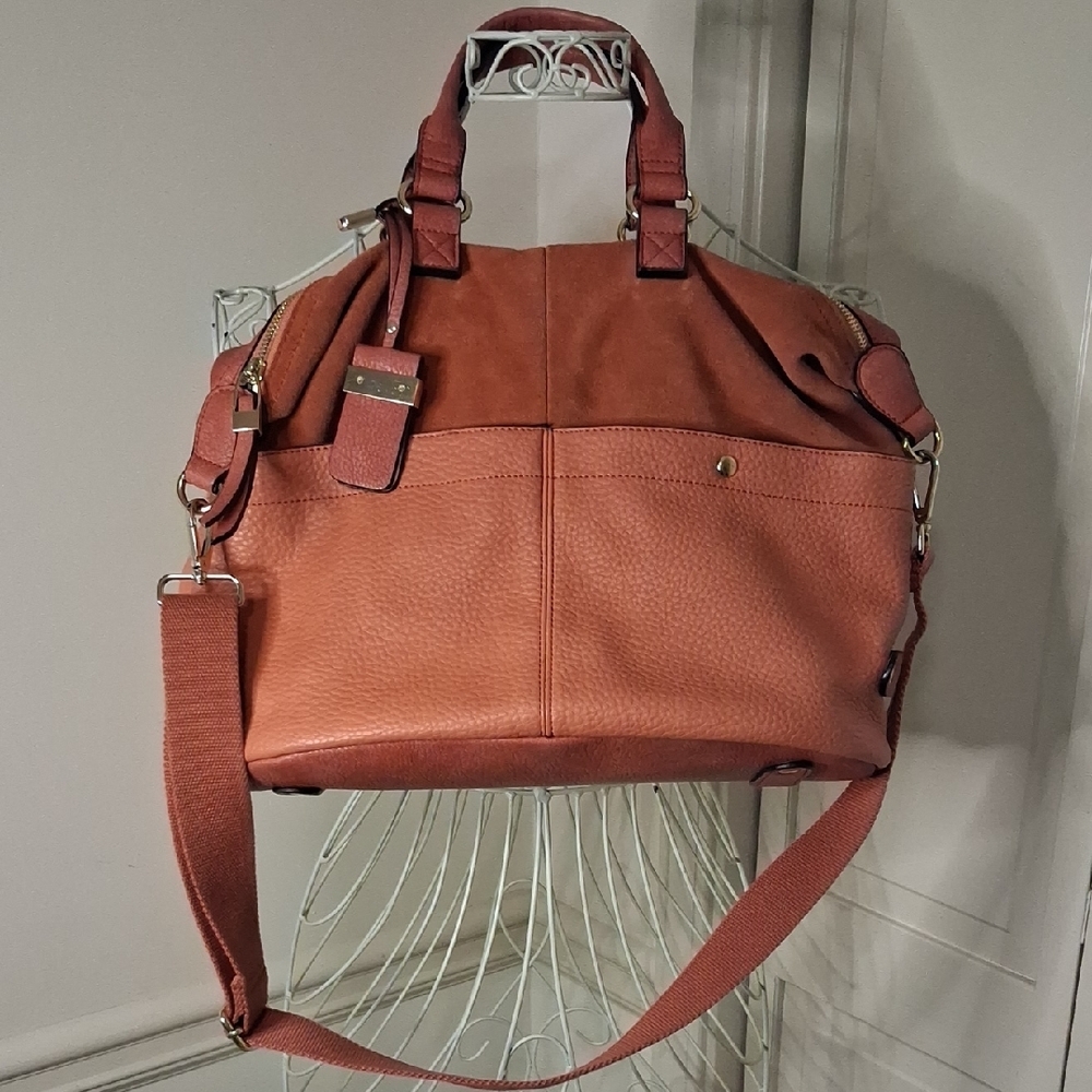 Moda Luxe Terracotta Shoulder Bag